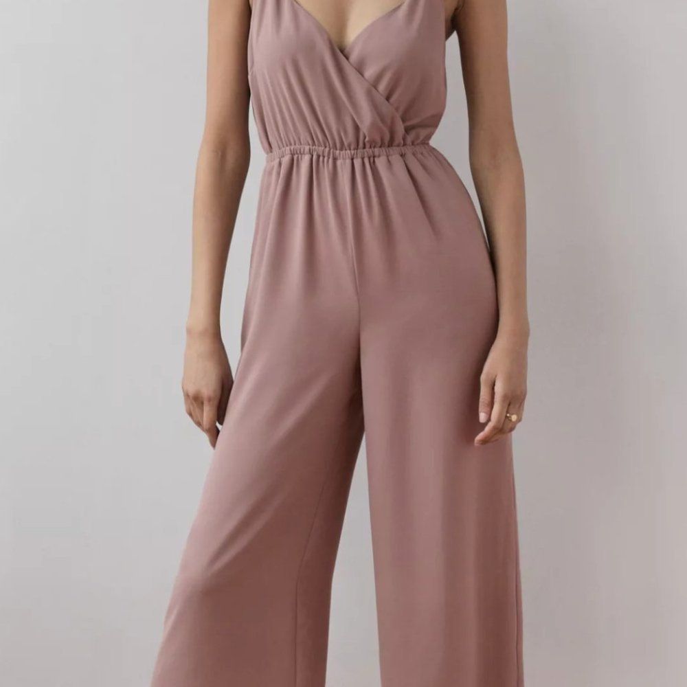 Wilfred Aritzia NEW MELODIE JUMPSUIT (navy medium)